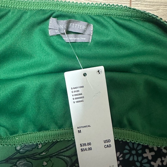 NWT Urban Outfitters Patchwork Floral Mini Skirt size M Green Black Forest Fairy - Picture 6 of 6